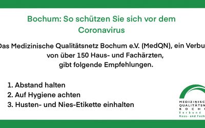 Bochum: So schützen Sie sich vor dem Coronavirus