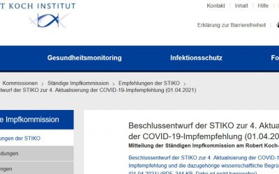Impfempfehlung wird aktualisiert