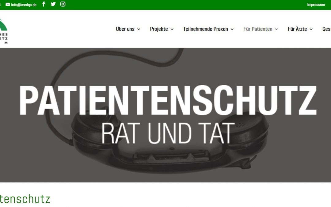 Neue Angebote: Mediathek und Patientenschutz