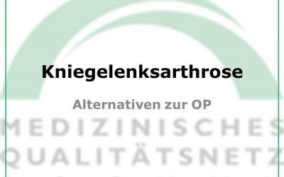 Kniegelenksarthrose – Alternativen zur OP