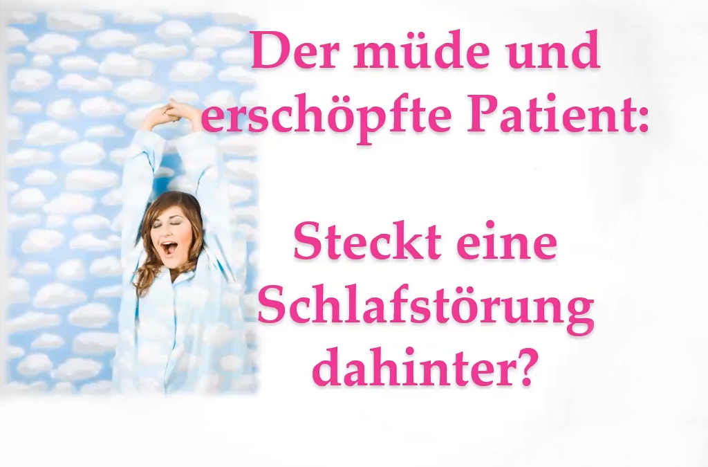 Jetzt abrufbar: Video Online-Gesundheitsseminar „Müde und erschöpft – verbirgt sich dahinter eine Schlafstörung?“