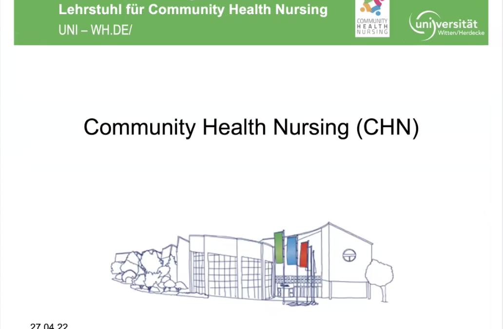 Mediathek: Video Online-Seminar „Community Health Nursing – Neuausrichtung der Gesundheitsversorgung und -beratung im Quartier“