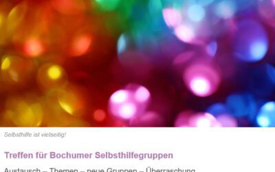 Treffen für Bochumer Selbsthilfegruppen