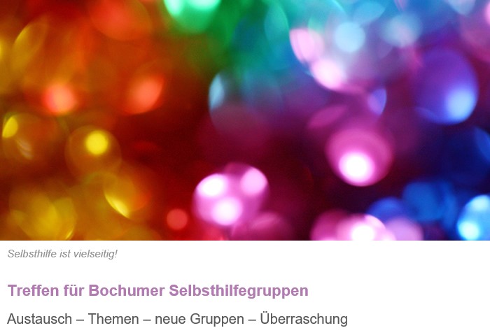Treffen für Bochumer Selbsthilfegruppen