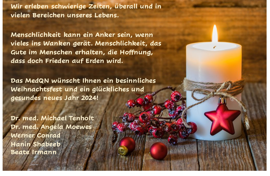 Weihnachts- und Neujahrsgruß