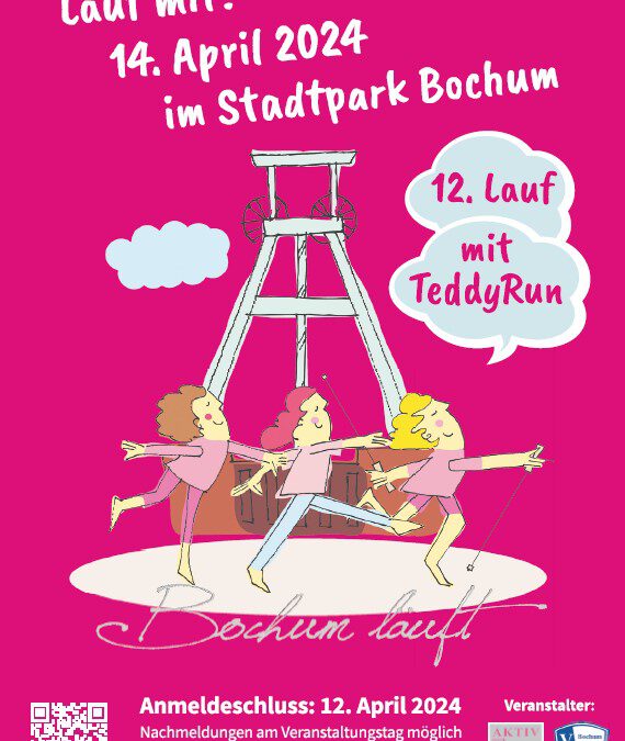 12. Lauf „Aktiv gegen Brustkrebs – Bochum läuft!“ am 14. April 2024