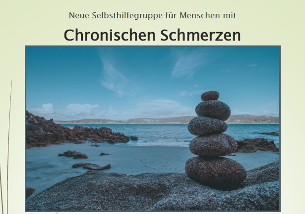Neue Selbsthilfegruppe für Menschen mit chronischen Schmerzen
