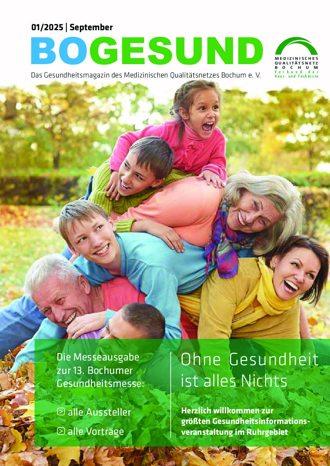 BOGESUND: Die Messeausgabe zur 13. Bochumer Gesundheitsmesse